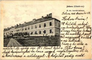 Jolsva, Jelsava; M. kir. honvéd laktanya / barracks