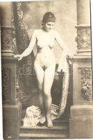 Erotic nude postcard