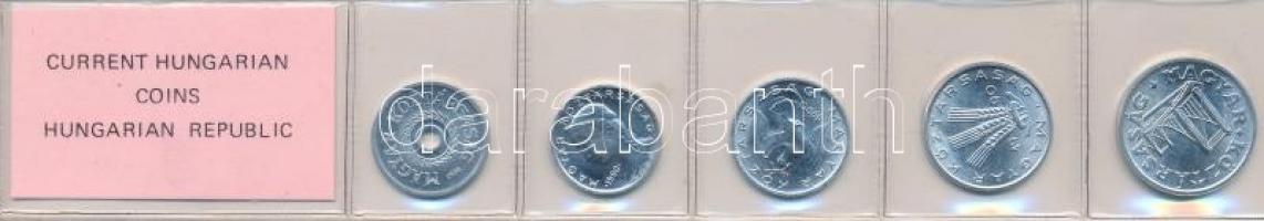 1990. 2f-50f 5klf db, forgalmi sor fóliában T:1