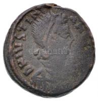 Bizánci Birodalom / Karthágó / I. Justinianus 541/542. Decanummium Cu (6,78g) T:2-,3 Byzantine Empire / Carthage / Justinian I 541/542. Decanummium Cu "DN IVSTINI-ANVS [PP AVG] / I ANN[O] XIIII - [CAR]" (6,78g) C:VF,F Hahn 199.