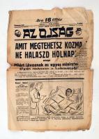 1937 Bp., Az Ojság(izraelita lap) XVIII. évfolyamának 6. száma