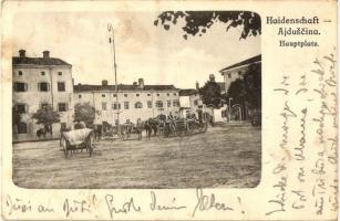 Ajdovscina, Ajduscina, Haidenschaft; Hauptplatz / main square (fa)