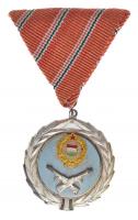 1957. Szolgálati Érdemérem zománcozott Br kitüntetés mellszalagon, tokban T:2