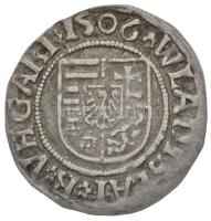 1506K-H Denár Ag "II. Ulászló" (0,48g) T:2,2-
Huszár 811., Unger I.:646.b