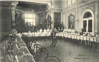 Pola, Marine Kasino; G. Fano, Pola / casino hall interior