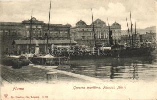 Fiume, Governo maritimo, Palazzo Adria / marine buildings
