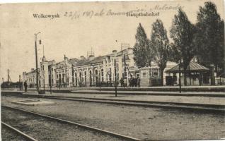 Vawkavysk, Wolkowysk; Hauptbahnhof, Verlag Alexander Pfeiffer / railway station (EK)