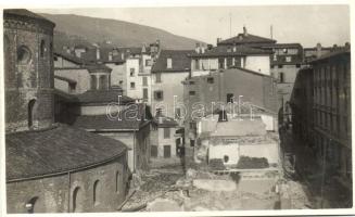 Brescia, Via Trieste; construction site