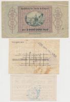 Német Birodalom / Weimari Köztársaság 1917-1923. 6db klf szükségpénz, közte Hannover, Kelet-Poroszor...