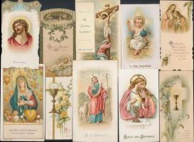 cca 1900-50 Szentképek, benne lithok is,  (javarészt 1945 előttiek), 25db, különböző méretben és min...
