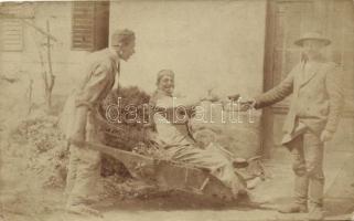 5 db RÉGI motívum képeslap, katonák fotóképeslapokon, a K.u.K hadsereg és a Magyar Királyi Honvédség...