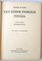 Stein Aurél: Nagy Sándor nyomában Indiába. Angolból fordította Halász Gyula. 100 képpel és térképpel...