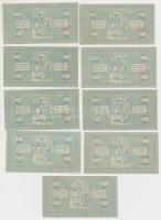 Németország / Weimari Köztársaság / Köln 1921. 10pf (9x) közte 3db sorszámkövető T:I,I-
Germany / W...