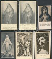 cca 1900-65 Különböző gyászjelentések közte őfelsége IV. Károlyé is, 15db, vegyes méretben és minősé...