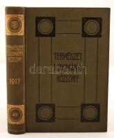 1917 Bp., Természettudományi Közlöny, 49. kötet, kiadja a Kir. Magy. Természettudományi Társulat, kissé piszkos egészvászon kötésben