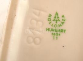 Hollóházi porcelán huszár, kézzel festett, jelzett, hibátlan, m: 27 cm