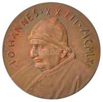 Vatikán 1960. "XXIII. János" Br emlékérem eredeti tokban. Szign.: Manzú (33mm) T:2 Vatican 1960. "Pope John XXIII" Br medal in original case. Sign.: Manzú (33mm) C:XF