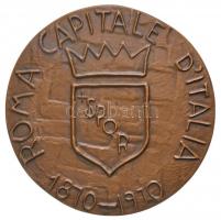 Olaszország 1970. "Róma, Olaszország fővárosa" Br emlékérem eredeti gyártói "Johnson ...