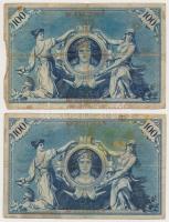 Német Birodalom 1903. 100M T:III,III-
German Empire 1903. 100 Mark C:F,VG