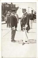 Ferenc Ferdinánd a K.u.K. hadsereg egy tisztjével / Archduke Franz Ferdinand with an officer of the Austro-Hungarian Army