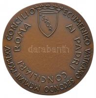 Olaszország 1965. "II. Vatikáni Zsinat" Br emlékérem eredeti gyártói "Johnson Milano ...