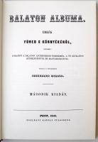 Szerelmey Miklós: Balaton album - Emlék Füred s környékéről. Reprint kiadás. Bp., 1983, ÁKV. Kiadói ...
