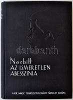 L. M. Nesbitt: Az Ismeretlen Abesszinia. Bp., 1937, A Királyi Magyar Természettudományi Társulat. Kiadói egészvászon-kötésben, szép állapotban.