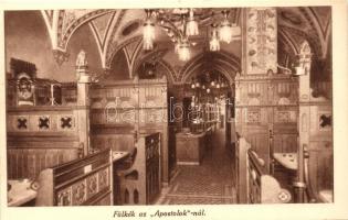 Budapest - 6 db régi képeslap a város éttermeiről, Gellérthegyi Kioszk, Dénes József Nemzeti Szálló ...