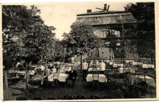 Budapest - 6 db régi képeslap a város éttermeiről, Gellérthegyi Kioszk, Dénes József Nemzeti Szálló ...