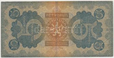 Csehszlovákia 1921. 5K T:III
Czechoslovakia 1921. 5 Korun C:F