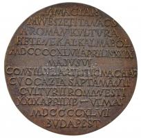 Borsos Miklós (1906-1990) 1947. "Mihail Eminescu / A Magyar Művészeti Tanács a román kultúra he...