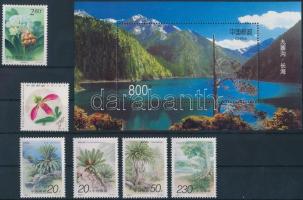 1996-2001 6 klf bélyeg és 1 blokk, 1996-2001 6 stamps + 1 block