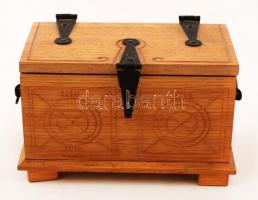 2 db lobogó izzó fa dobozban, 16x9x10 cm