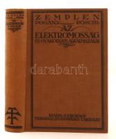 Zemplén Győző: Az elektromosság és gyakorlati alkalmazásai. Második, átdolgozott kiadás. Bp., 1927, A Királyi Magyar Természettudományi Társulat. Kiadói egészvászon-kötésben, a gerinc szélén apró sérülés.