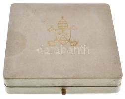 Vaikán 1968. "VI. Pál pápa / Misterium fidei et caritas" Br emlékérem eredeti tokban. Szig...