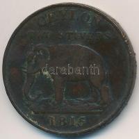 Ceylon / Brit gyarmat 1815. 2S Cu "III. György" T:3 ph.
Ceylon / British colony 1815. 2 S...