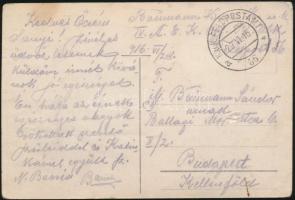 Austria-Hungary Field postcard Tábori posta képeslap &quot;K.u.k. 4. Armee-Kommando Offizierspfe...