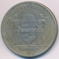 1930. 5P Ag "Horthy jobbra" T:3
Adamo P8