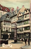 Frankfurt am Main, Löwenplätzchen / square, shop of Wilhelm Haas and Mandel Schlosser