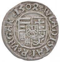 1504K-H Denár Ag "II. Ulászló" (0,53g) T:2,2-
Huszár 811., Unger I.:646.b