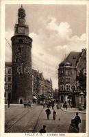 Halle an der Saale, Leipziger turm / tower, tram