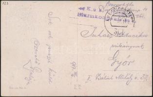 1917 Tábori posta képeslap K.u.k. Division Sturmkompanie Nr.14. + FP 361