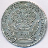 1765BG/EVM-D 20kr Ag "Lotharingiai Ferenc" T:2,2-
Huszár: 1798.; Unger III.: 1290.b