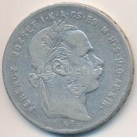 1879KB 1Ft Ag "Ferenc József / Középcímer" T:3