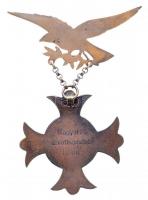 ~1920-1930. "Baross Szövetség / Magyaros divatbemutató III. díj" zománcozott Br díj díszto...