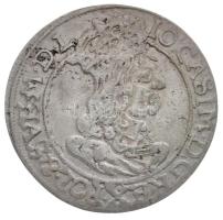 Lengyel Királyság 1662A-T 6Gr Ag "II. János Kázmér" (3,32g) T:2- Poland 1662A-T 6 Grossi Ag "Johann Casimir II" (3,32g) C:VF Kopicki 1661.