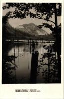 Gyilkos tó, Lacul Rosu; a facsonkok a tóban, Gyergyói-havasok / tree stumps in the water, mountains (kis szakadás / small tear)
