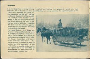 cca 1930 Do Your Shooting in Hungary!  Angol nyelvű reklám nyomtatvány hasznos információkkal magyar...