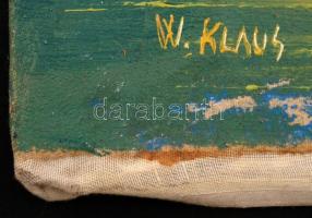 Klaus jelzéssel és jelzés nélkül: Alpesi tájak(2 db kép). Olaj, tempera, papír, 25x35 és 36x50 cm