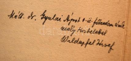 Waldapfel József: Katona József. Bp., 1942, Franklin. 1 t. (Katona J.), 200 p. Kiadói, kissé sérült ...